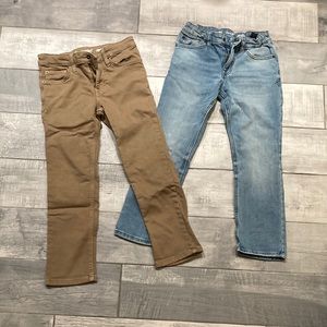 ✨FOUR PAIRS✨ Adjustable band boys Cat & Jack jeans (Size 8)